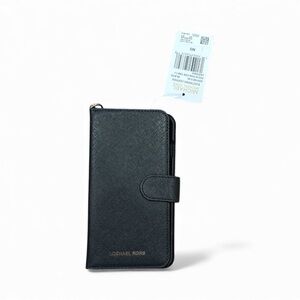 Michael Kors Black Phone Wallet Case 7+